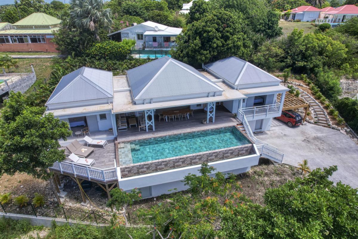 48.Location villa piscine Saint François Guadeloupe_Villa vue mer